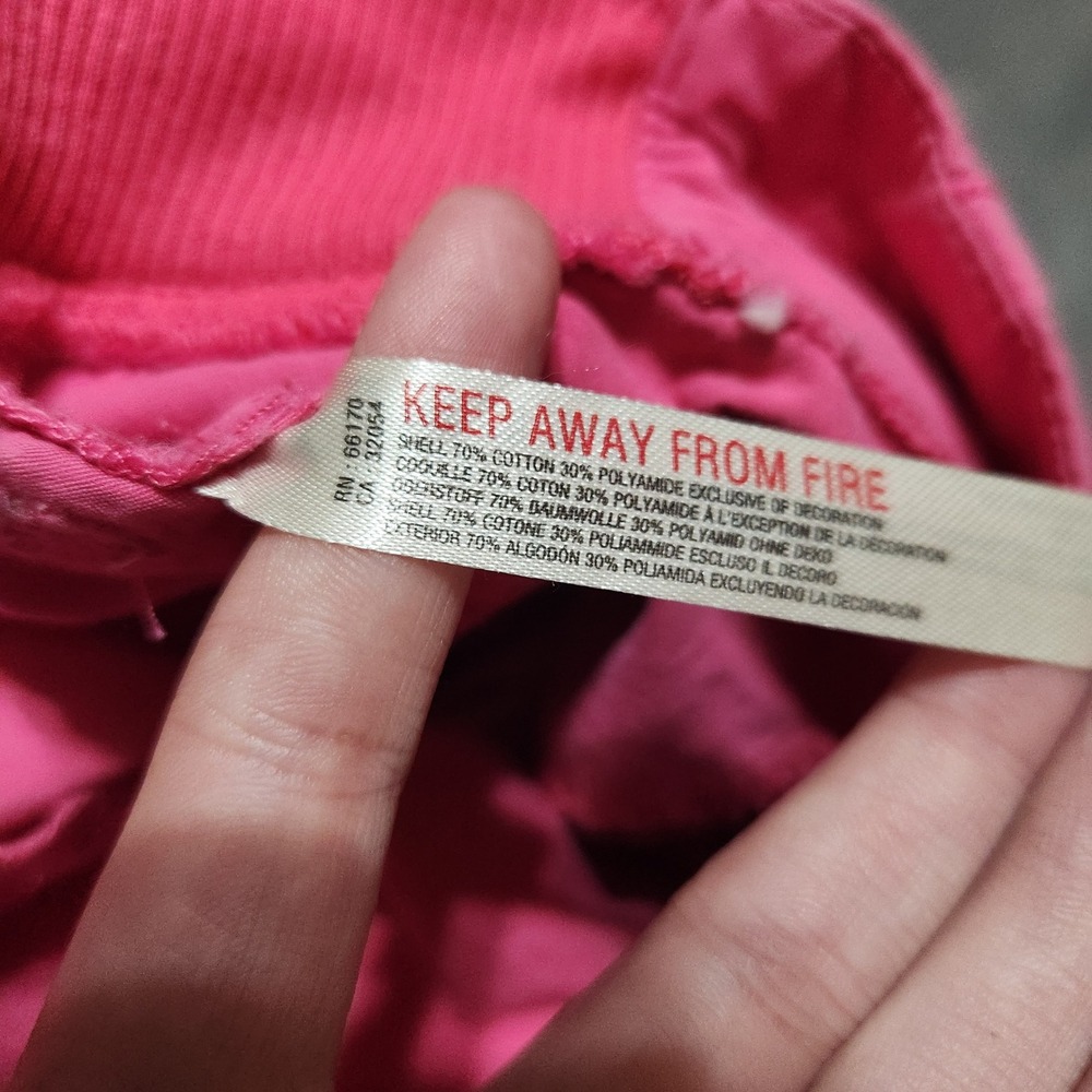 Free People FP Movement Pink Cargo Pants Snap Fly Utility Trousers Size M - Picture 3 of 7